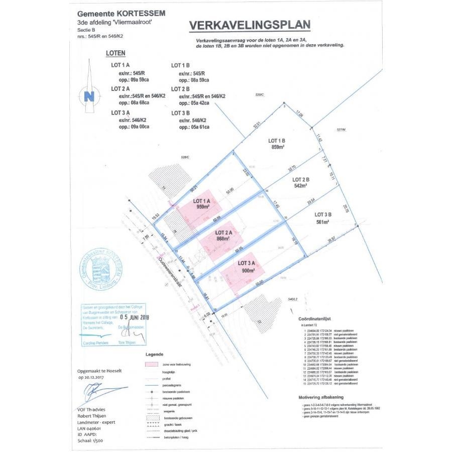 Bouwgrond te  koop in Vliermaalroot 3721 185000.00€  slaapkamers m² - Zoekertje 182846