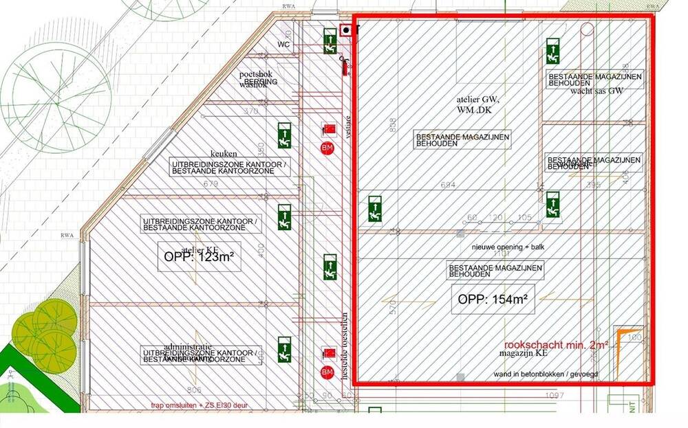 Handelszaak te  huur in Bree 3960 695.00€  slaapkamers 154.00m² - Zoekertje 200026