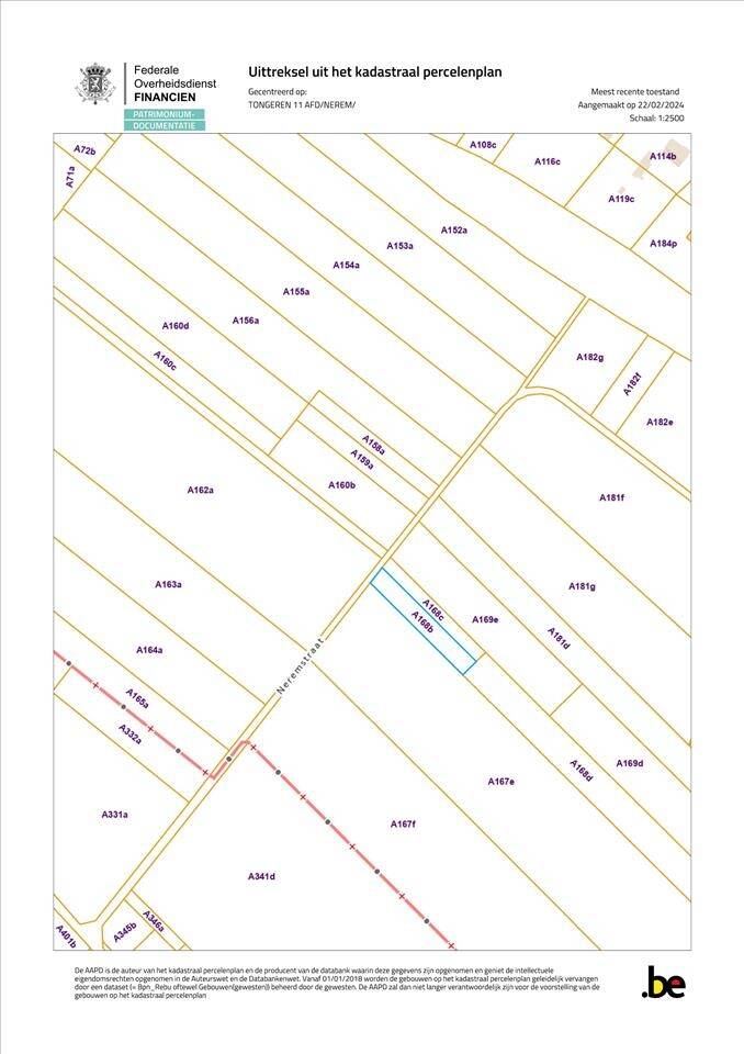 Grond te  koop in Nerem 3700 6285.00€  slaapkamers m² - Zoekertje 287671